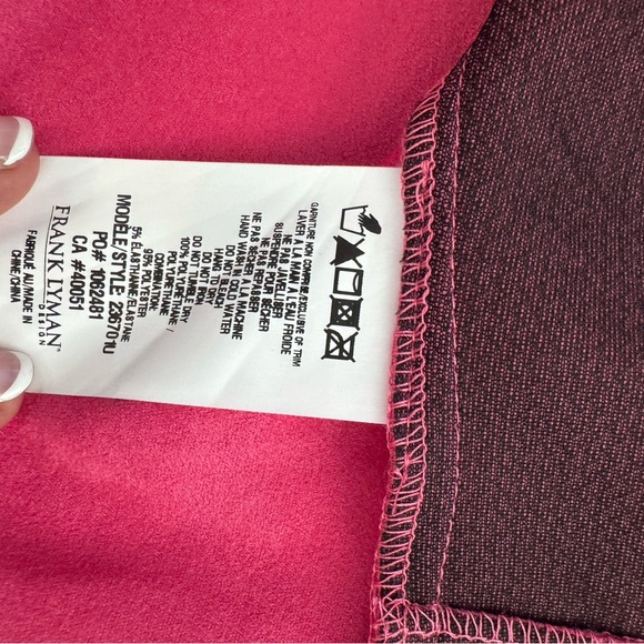 NWT Frank Lyman Designer Moto Jacket – Luxe Faux Leather - Picture 15 of 16